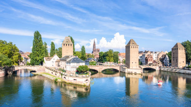 istock Strasbourg scenery water towers 1178516083