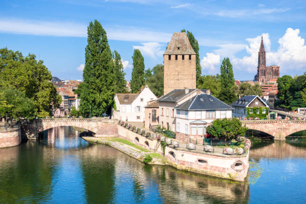 istock Strasbourg scenery water towers 1178516094