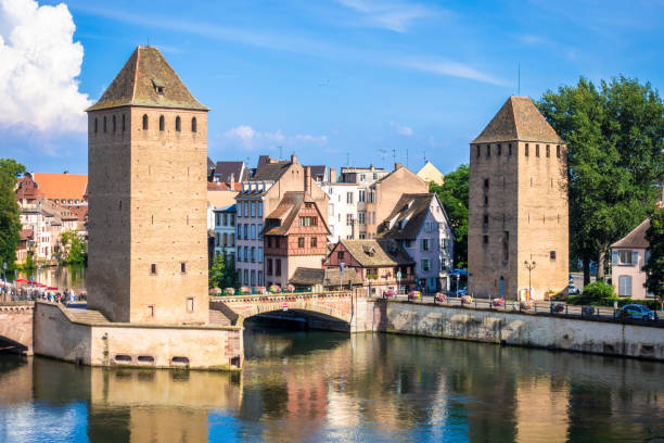 istock Strasbourg scenery water towers 1178516098