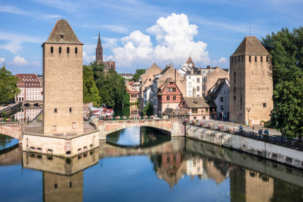 istock Strasbourg scenery water towers 1178516132