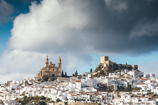 White town of Olvera, Andalusia (Spain).