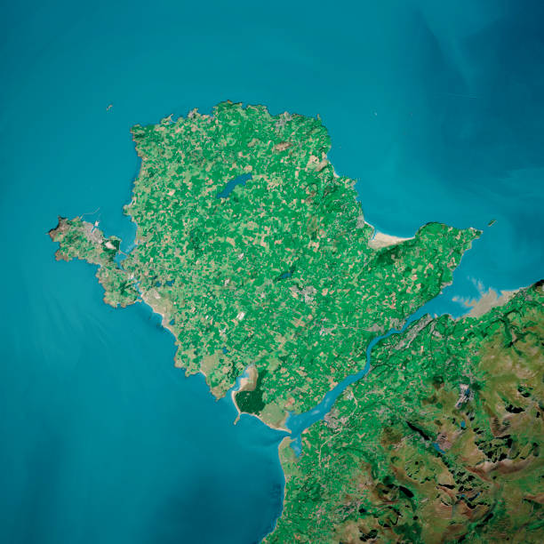 istock Isle Of Anglesey 3D Render Aerial Top View Sep 2019 1178520654