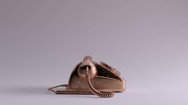 istock Bronze Retro Telephone Right View 1178527451