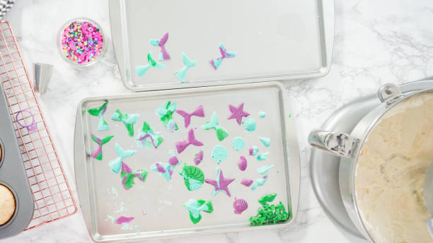 istock Making chocolate mermaid tails in a silicone mold 1178528180
