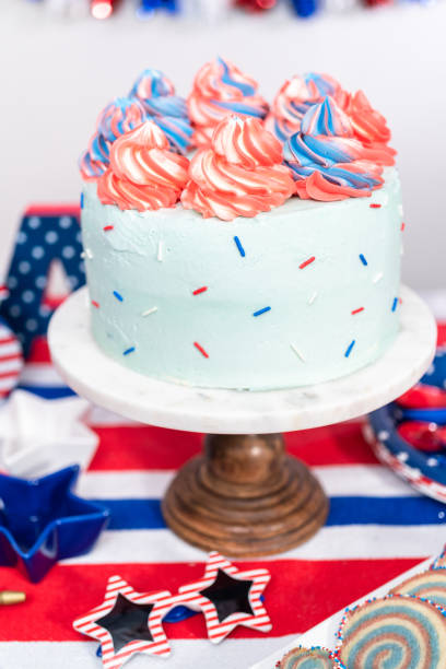istock Cake, cookies, and fruit and vegetable snack tray 1178528572