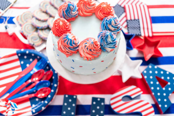 istock Cake, cookies, and fruit and vegetable snack tray 1178528817