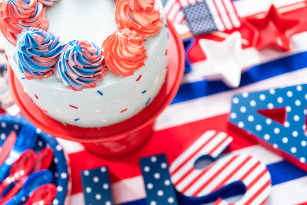 istock Cake, cookies, and fruit and vegetable snack tray 1178528879
