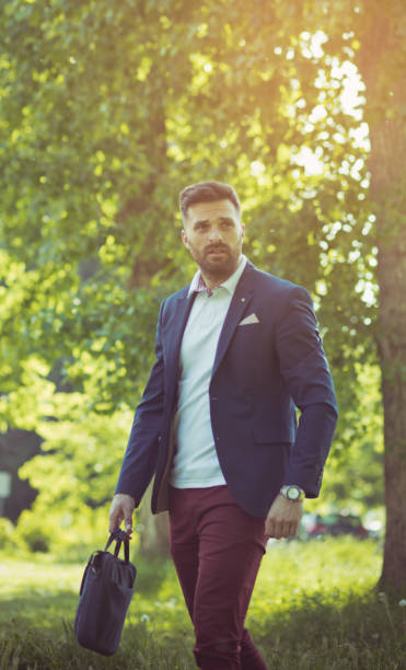 istock Success follows wherever he goes. 1178529474