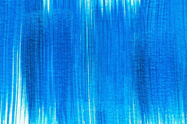 istock Watercolor painting blue color splash illustration background image. Abstract watercolor hand paint on white background. Detail or closeup brush stroke pattern.Space for text or copy. 1178529526