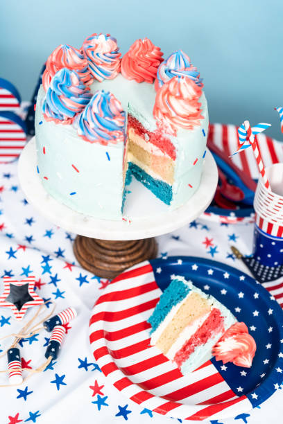 istock Cake, cookies, and fruit and vegetable snack tray 1178529536