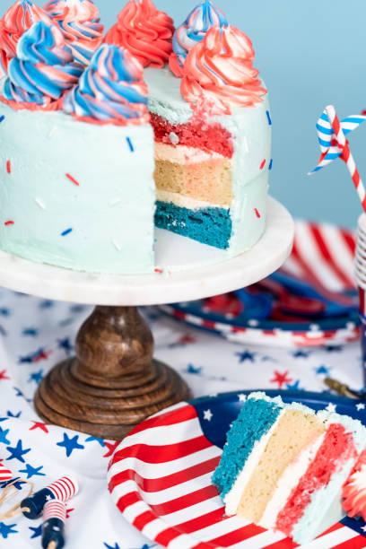 istock Cake, cookies, and fruit and vegetable snack tray 1178529581