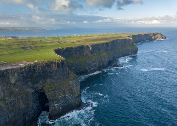 istock Cliffs of Moher aerial view at sunrise 1178529939