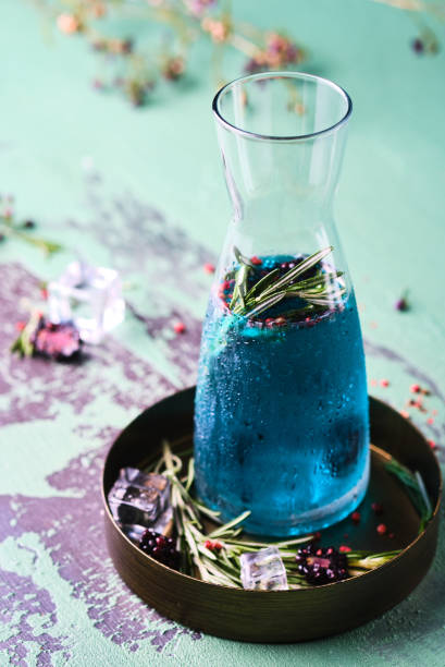 istock Cold Curacao Lemonade with Rosemary and Blackberry. 1178532702