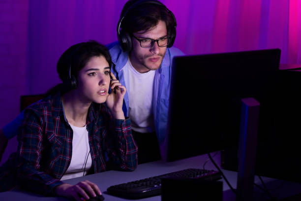istock Gamers playing PC video game on eSport tournament 1178534913