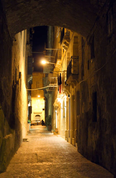 istock Valletta alley night shot 1178537593