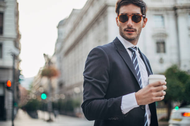 istock Handsome businessman on the street 1178539444