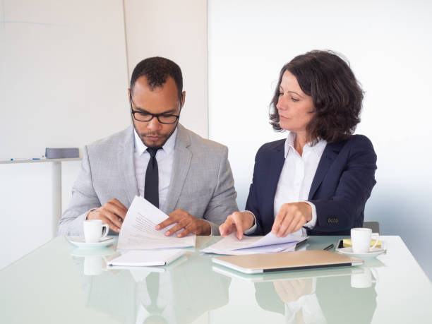 istock Professional business people signing contract 1178540572