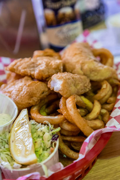 istock Basket of Fried Fish and Fries 1178540596