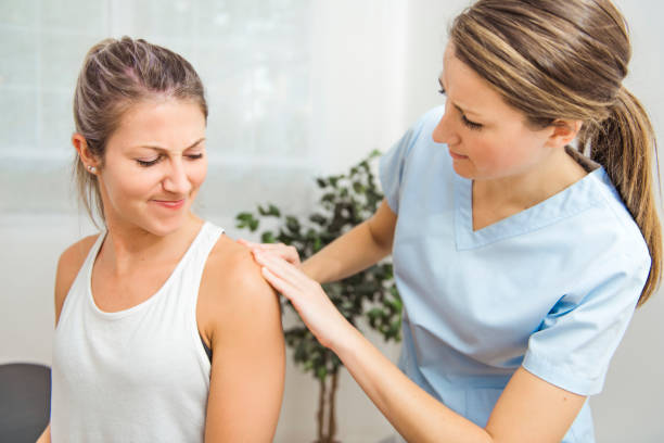 istock A Modern rehabilitation physiotherapist at work with client 1178540893