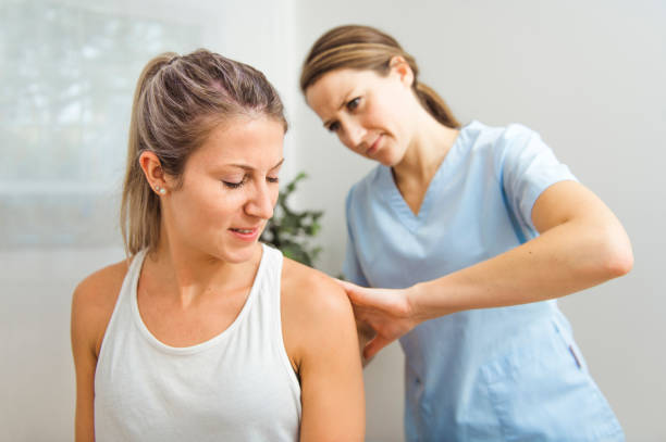 istock A Modern rehabilitation physiotherapist at work with client 1178541479
