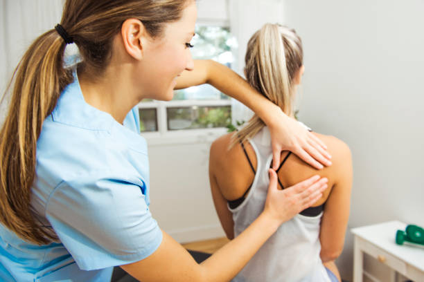istock A Modern rehabilitation physiotherapist at work with client 1178541769