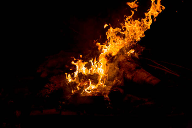 istock campfire in the night for backgrounds and compositions 1178541874
