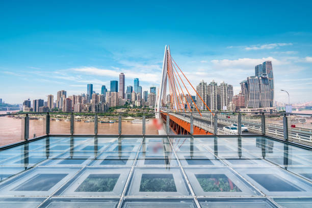 istock Chongqing urban architecture landscape road bridge 1178541881