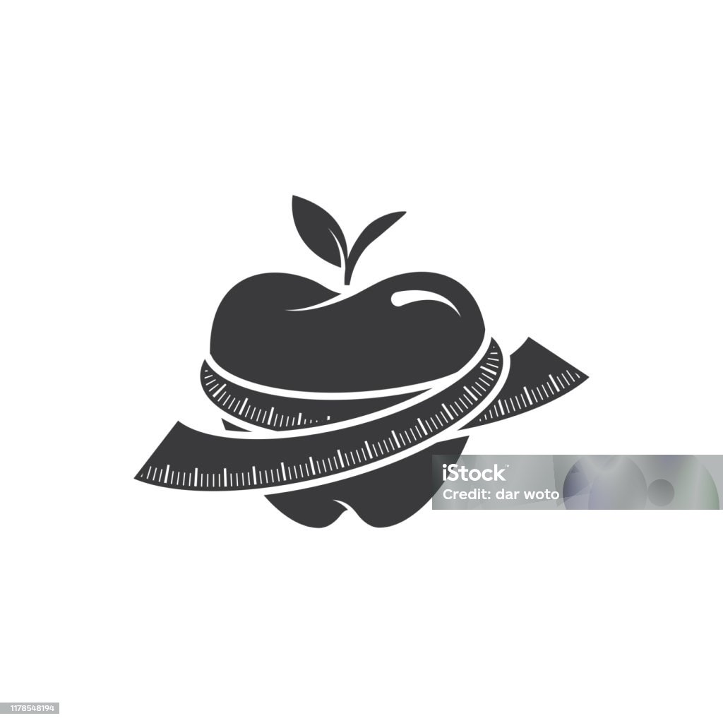 Apple Vector Bw Apple Vector Illustration Design Stock Illustration - Download Image ...