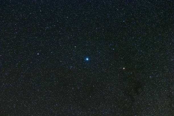 istock Aquila Constellation in Real Night Sky, Eagle Constellation Starry Sky, Altair, Alshain, Tarazed 1178548342