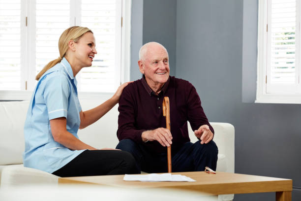 istock Patient and caregiver spend time together 1178553188