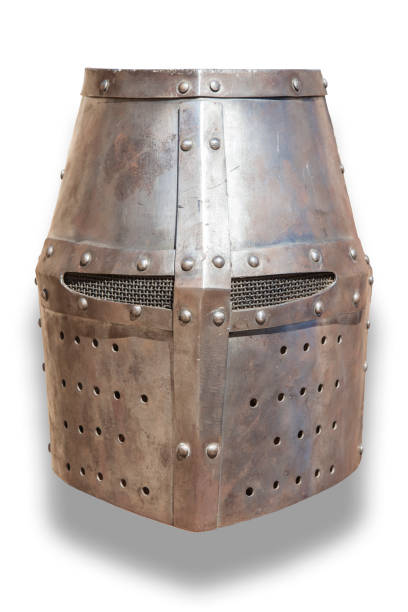 istock Christian flat full helmet, also used by moorish armies 1178554373