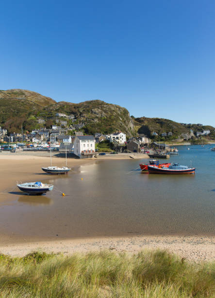 バーマス ウェールズ グウィ��ンド スノードニア国立公園 英国 - barmouth ストックフォトと画像