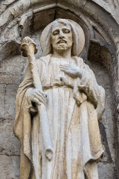 istock Sculpture on the Exterior of Exeter Cathedral in Devon, UK 1178559342