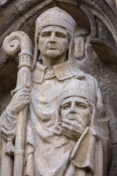 istock Sculpture on the Exterior of Exeter Cathedral in Devon, UK 1178559949