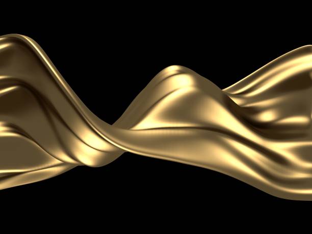 istock Golden beautiful fluid spash background 1178560496