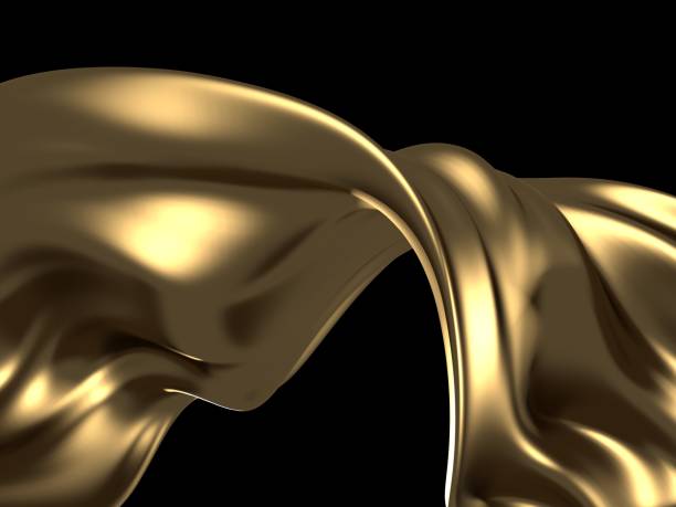 istock Golden beautiful fluid spash background 1178560573