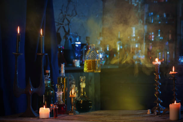 istock magic porion in beautiful glass bottle 1178565166