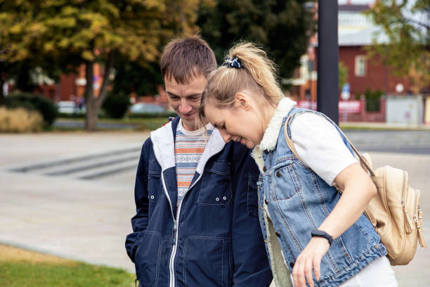 istock A married couple in a city park. 1178570295