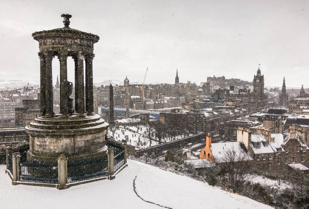 istock Heavy snowfall in Edinburgh, Scotland 1178571808