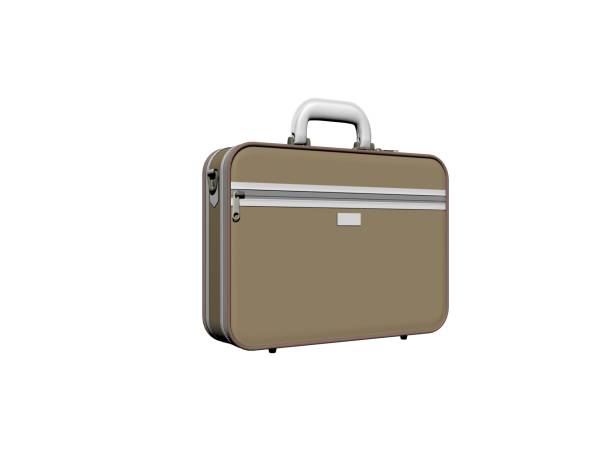 istock Suitcase for travel on a white background - 3d rendering 1178577994