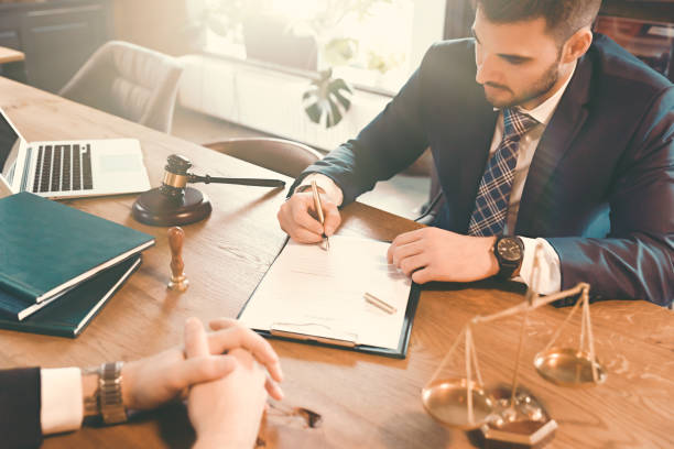 istock Law and justice concept with attorney 1178579163
