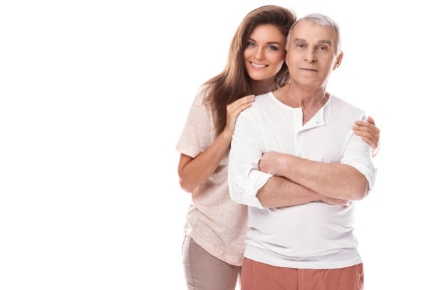 istock Happy elderly father and his beautiful daughter 1178579173