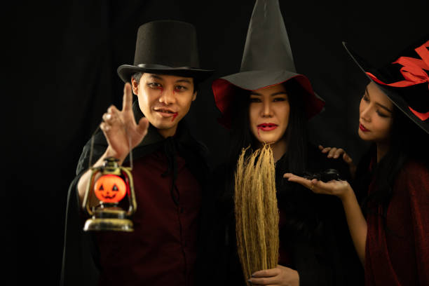 istock Asian young people attend a Halloween party 1178579613