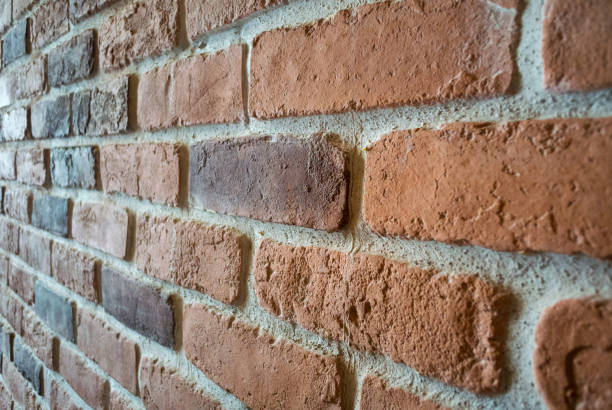 istock Perspective of brick wall with blurred texture Background. 1178580474