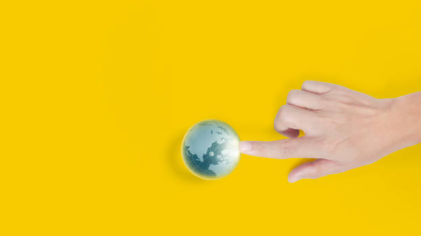 istock Globe ,earth in  hand, holding our planet glowing. Earth image provided by Nasa 1178581998