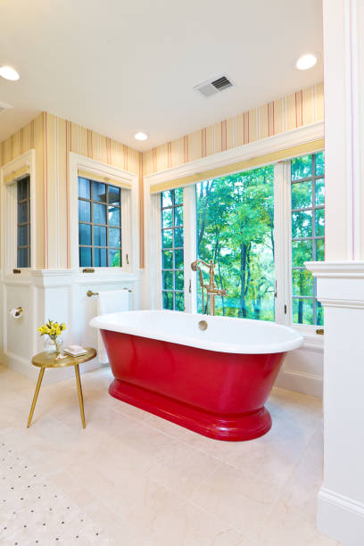 istock Contemporary Bathroom Design with Freestanding Iron Bathtub 1178582020