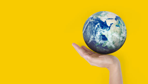 istock Globe ,earth in  hand, holding our planet glowing. Earth image provided by Nasa 1178582028