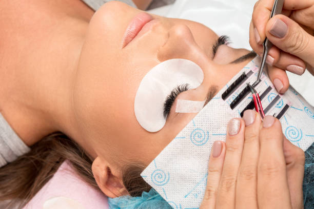 istock Procedure of eyelashes extension 1178582164