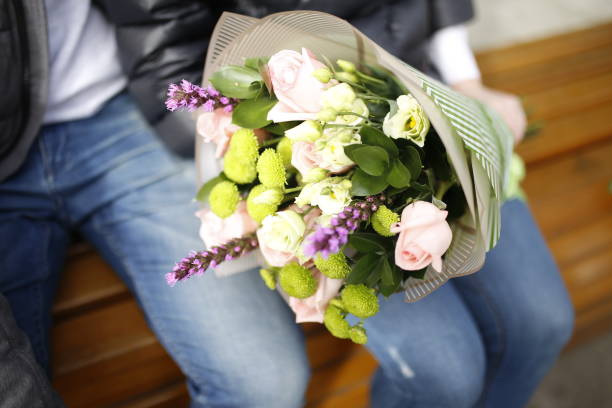 istock Gentle bouquet of mixed flowers 1178583388