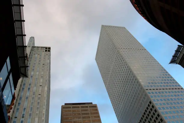 Photo of Urban cityscape and modern architecture background.